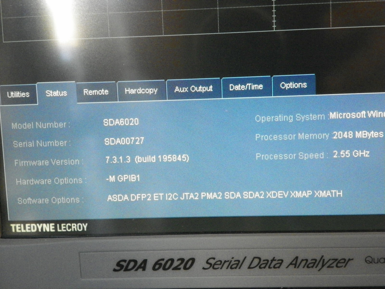 Lecroy SDA6020 6Ghz QUAD 20GS, opt's ASDA DFP2 ET I2C JTA2 PMA2 SDA SDA2 & more Lecroy SDA6020 6Ghz QUAD 20GS, opt's ASDA DFP2 ET I2C JTA2 PMA2 SDA SDA2 & more